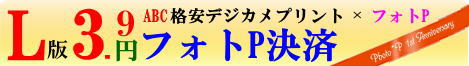 デジカメプリントL版3.9円