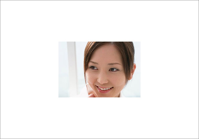 余白付きプリントサンプル
